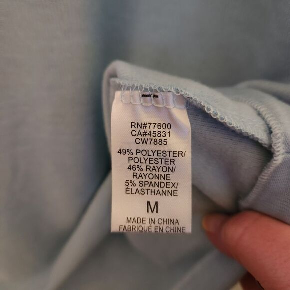 Chaser Cropped Drawstring Long Sleeve Hooded Sweatshirt Size Medium - Picture 7 of 7